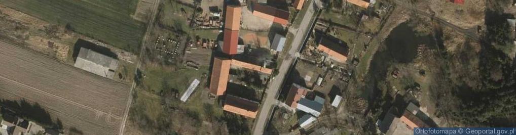 Zdjęcie satelitarne Dzierżawa Pieczarkarni