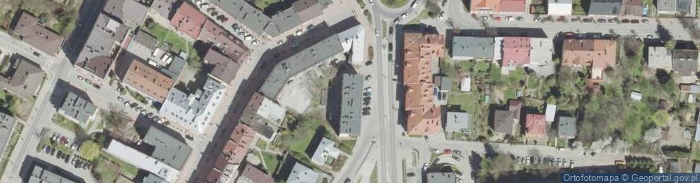 Zdjęcie satelitarne Gorlickie Towarzystwo Budownictwa Społecznego