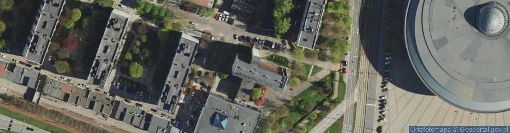 Zdjęcie satelitarne Komunalny Zakład Gospodarki Mieszkaniowej