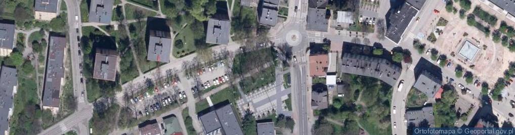 Zdjęcie satelitarne Mańdok Krystyna Centrum Handlowo-Usługowe Pawilon B Krystyna Mańdok