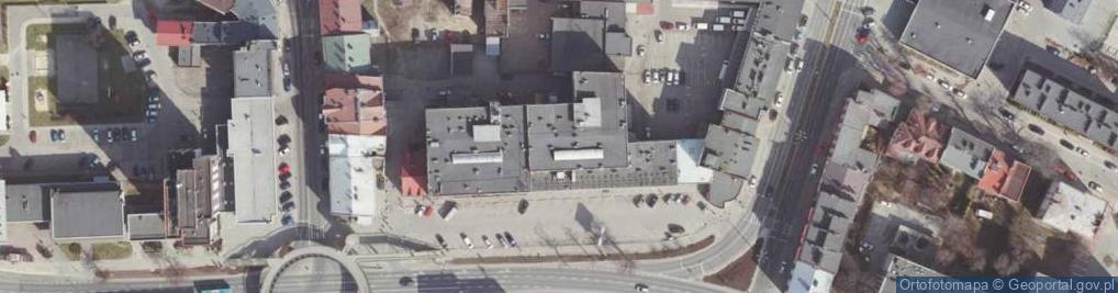 Zdjęcie satelitarne MKM Plaza w Upadłości