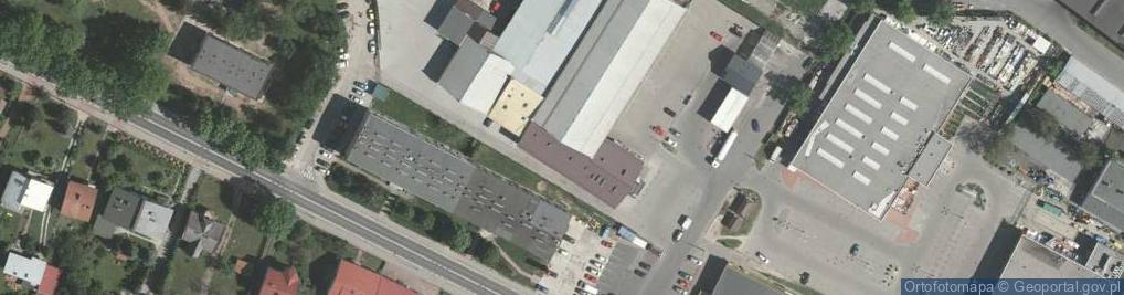 Zdjęcie satelitarne Progress Centrum Handlowe Nisko