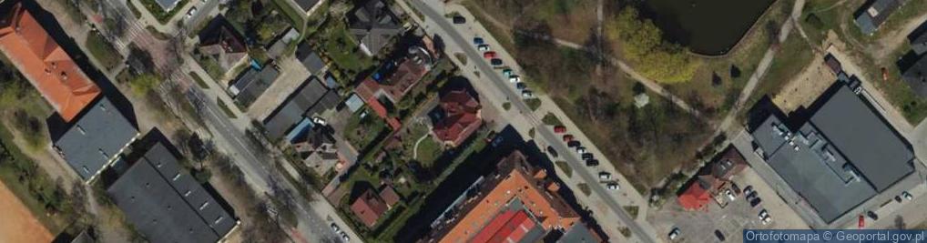 Zdjęcie satelitarne Róża Głodowska Wynajem Lokali Dom Wczasowy Villa Róża