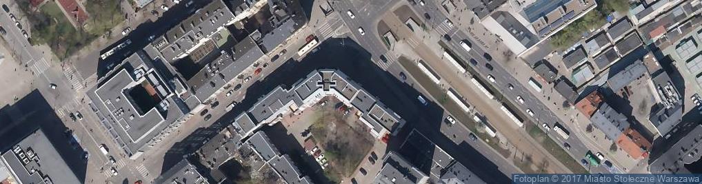 Zdjęcie satelitarne Spółdzielnia Budownictwa Mieszkaniowego Perspektywa w Warszawie