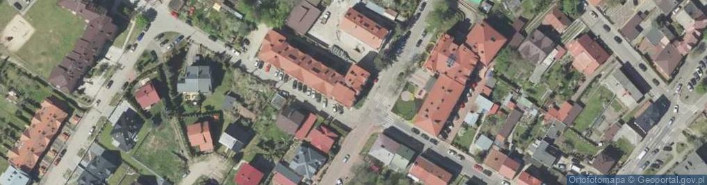 Zdjęcie satelitarne Spółdzielnia Mieszkaniowa Ciepłownik w Ostrołęce