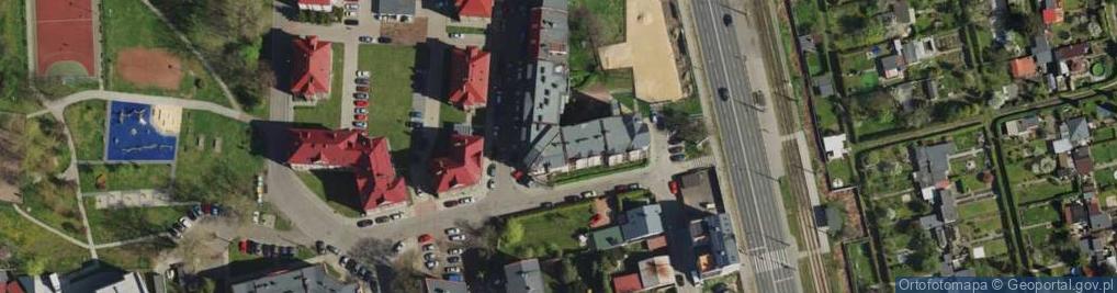 Zdjęcie satelitarne Spółdzielnia Mieszkaniowa Projekt [ w Upadłości