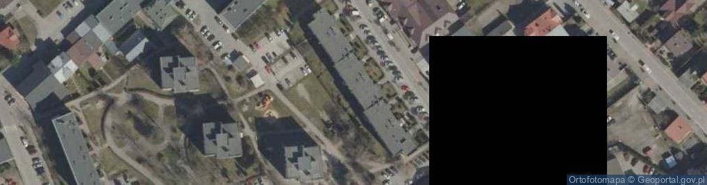 Zdjęcie satelitarne Spółdzielnia Mieszkaniowa w Wysokiem Mazowieckiem