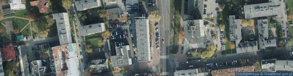 Zdjęcie satelitarne Śródmiejska Spółdzielnia Mieszkaniowa w Częstochowie