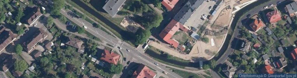 Zdjęcie satelitarne Wspólnota Mieszkaniowa Nieruchomości przy ul.1 Maja 27 w Białogardzie