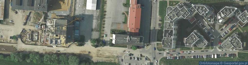 Zdjęcie satelitarne Urząd Skarbowy Kraków - Nowa Huta