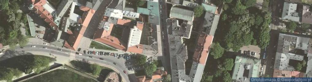 Zdjęcie satelitarne Urząd Skarbowy Kraków - Stare Miasto