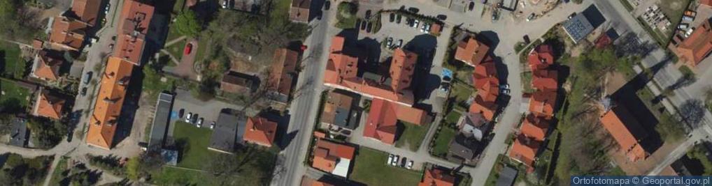 Zdjęcie satelitarne Urząd Skarbowy w Bartoszycach