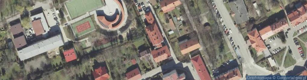 Zdjęcie satelitarne Urząd Skarbowy w Bochni