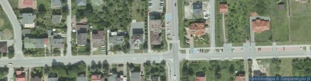 Zdjęcie satelitarne Urząd Skarbowy w Busku-Zdroju