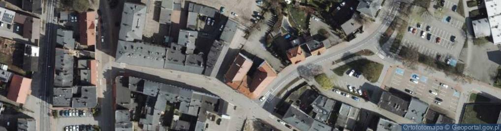 Zdjęcie satelitarne Urząd Skarbowy w Chojnicach