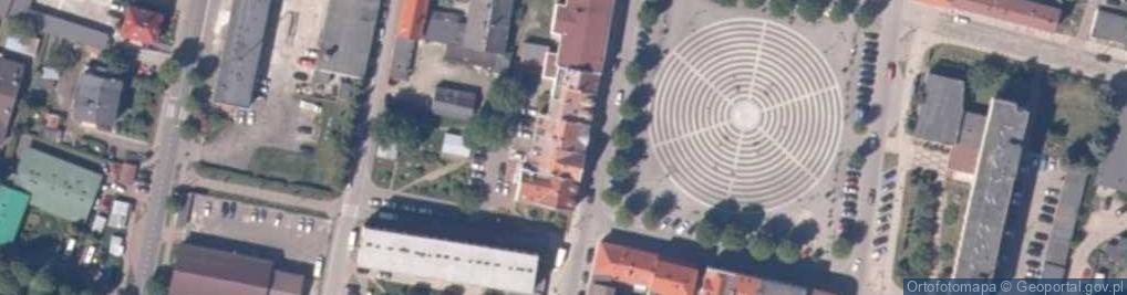 Zdjęcie satelitarne Urząd Skarbowy w Gryficach