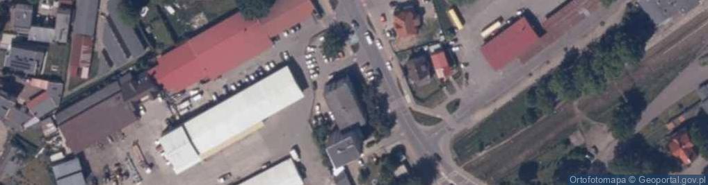 Zdjęcie satelitarne Urząd Skarbowy w Kamieniu Pomorskim