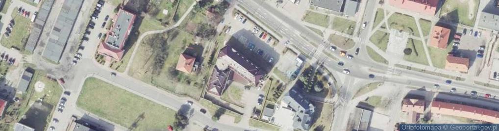 Zdjęcie satelitarne Urząd Skarbowy w Krośnie Odrzańskim