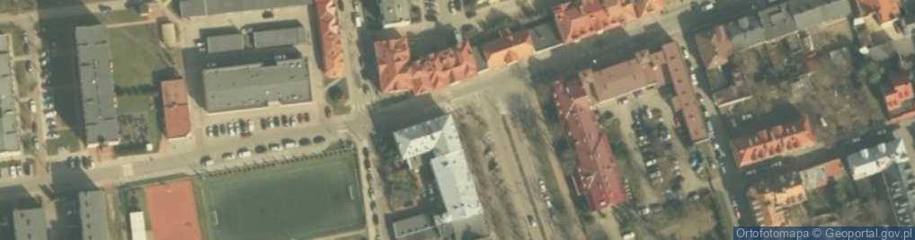 Zdjęcie satelitarne Urząd Skarbowy w Łęczycy
