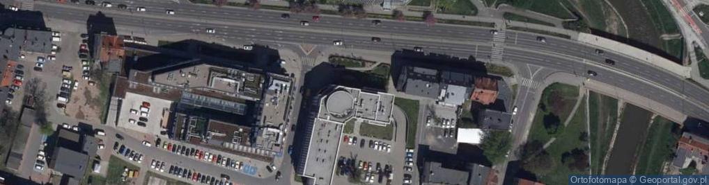Zdjęcie satelitarne Urząd Skarbowy w Legnicy