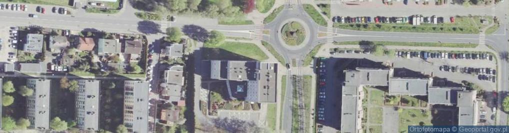 Zdjęcie satelitarne Urząd Skarbowy w Lesznie