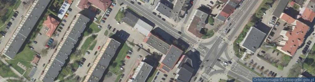 Zdjęcie satelitarne Urząd Skarbowy w Łomży
