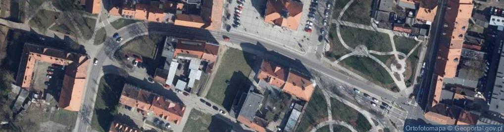 Zdjęcie satelitarne Urząd Skarbowy w Międzyrzeczu