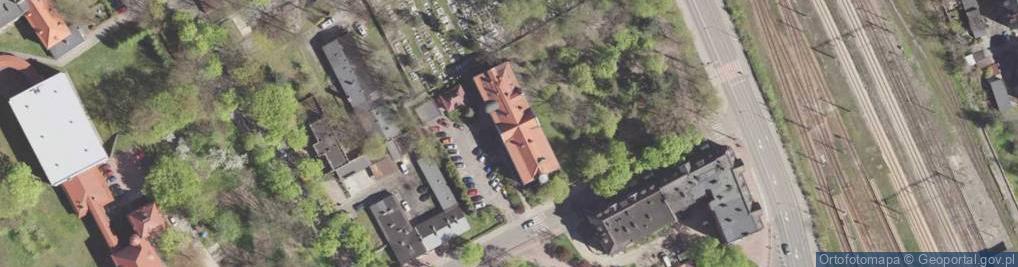 Zdjęcie satelitarne Urząd Skarbowy w Mysłowicach