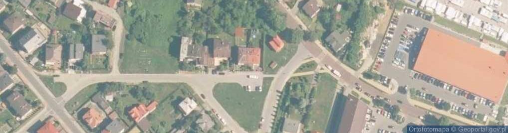 Zdjęcie satelitarne Urząd Skarbowy w Olkuszu