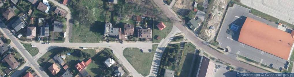 Zdjęcie satelitarne Urząd Skarbowy w Olkuszu