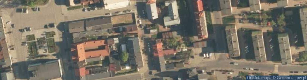 Zdjęcie satelitarne Urząd Skarbowy w Poddębicach