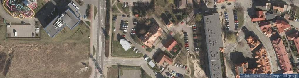 Zdjęcie satelitarne Urząd Skarbowy w Polkowicach