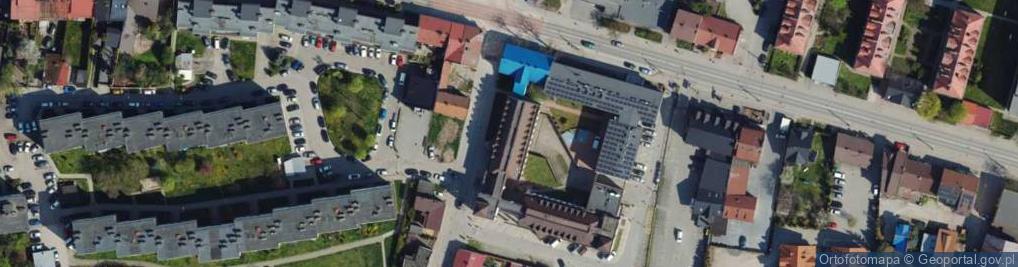 Zdjęcie satelitarne Urząd Skarbowy w Proszowicach