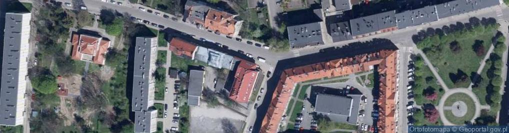 Zdjęcie satelitarne Urząd Skarbowy w Prudniku