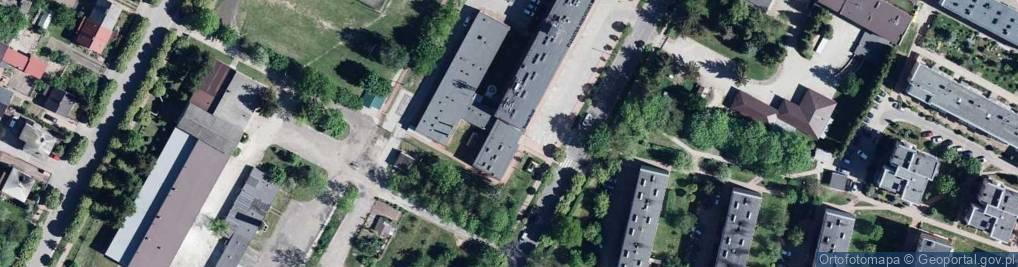 Zdjęcie satelitarne Urząd Skarbowy w Rykach