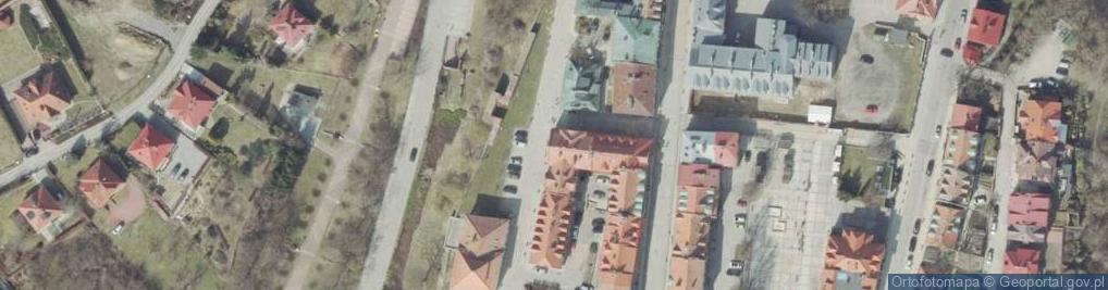 Zdjęcie satelitarne Urząd Skarbowy w Sandomierzu