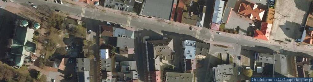 Zdjęcie satelitarne Urząd Skarbowy w Siedlcach