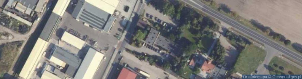 Zdjęcie satelitarne Urząd Skarbowy w Słupcy