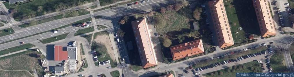Zdjęcie satelitarne Urząd Skarbowy w Świdnicy