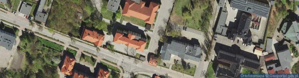 Zdjęcie satelitarne Urząd Skarbowy w Tarnowskich Górach