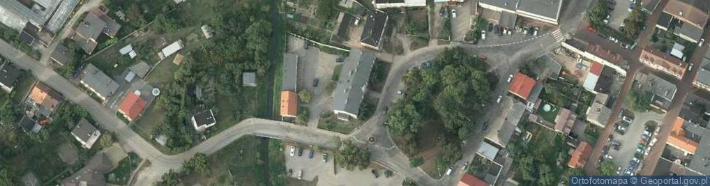 Zdjęcie satelitarne Urząd Skarbowy w Tucholi