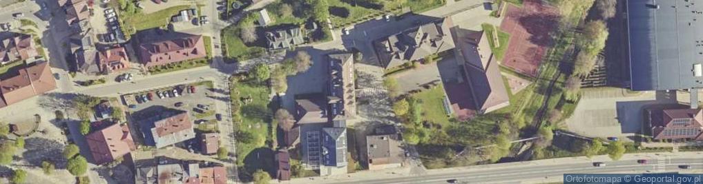Zdjęcie satelitarne Urząd Skarbowy w Ustrzykach Dolnych