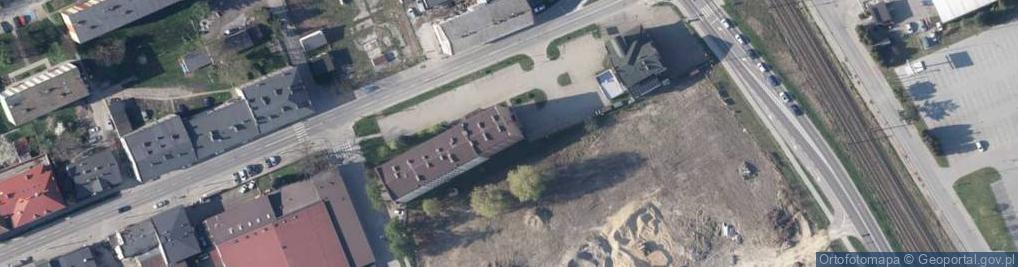 Zdjęcie satelitarne Urząd Skarbowy w Wadowicach