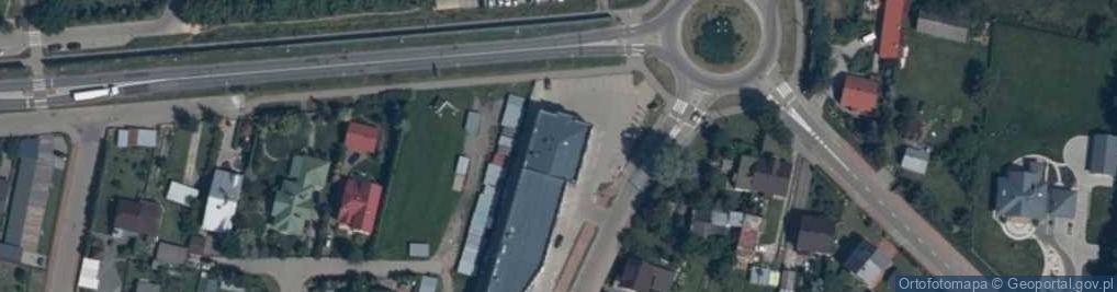 Zdjęcie satelitarne Urząd Skarbowy w Węgrowie