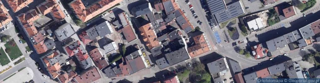Zdjęcie satelitarne Urząd Skarbowy w Wodzisławiu Śląskim