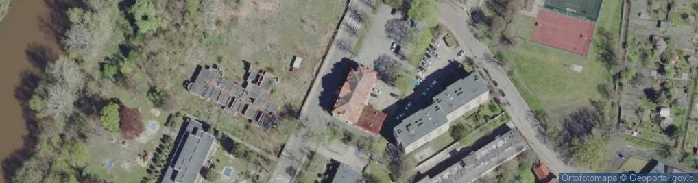 Zdjęcie satelitarne Urząd Skarbowy w Żaganiu