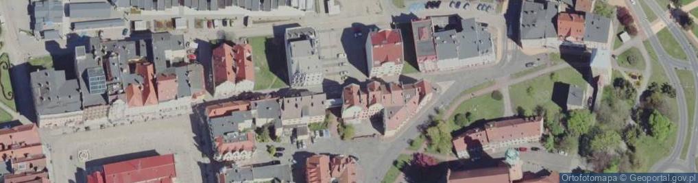 Zdjęcie satelitarne Urząd Skarbowy w Żarach