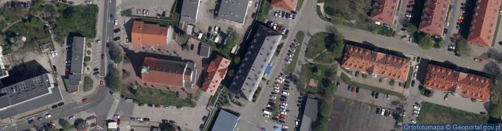 Zdjęcie satelitarne Urząd Skarbowy w Zgorzelcu