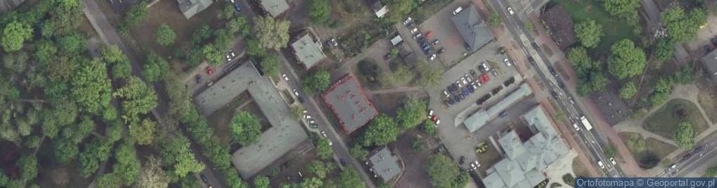 Zdjęcie satelitarne Urząd Skarbowy w Żyrardowie