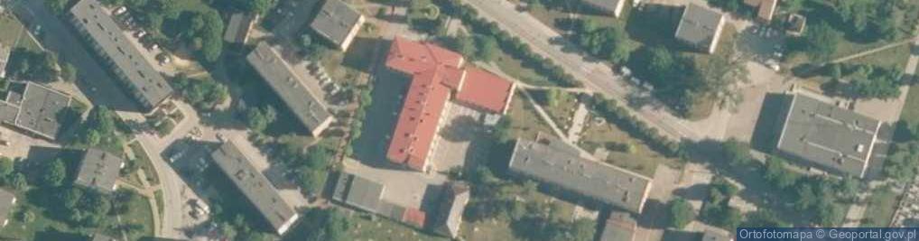 Zdjęcie satelitarne Urząd Skarbowy we Włoszczowie